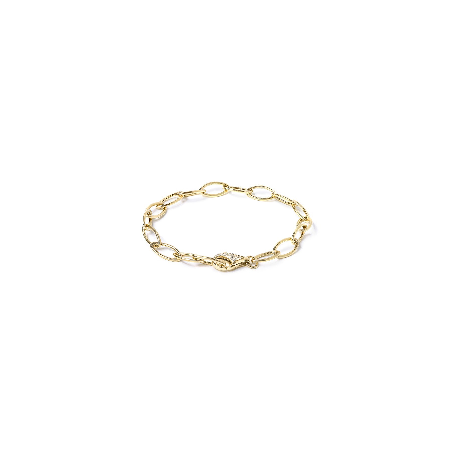 Bracelet Large Link avec Large Diamond Hook