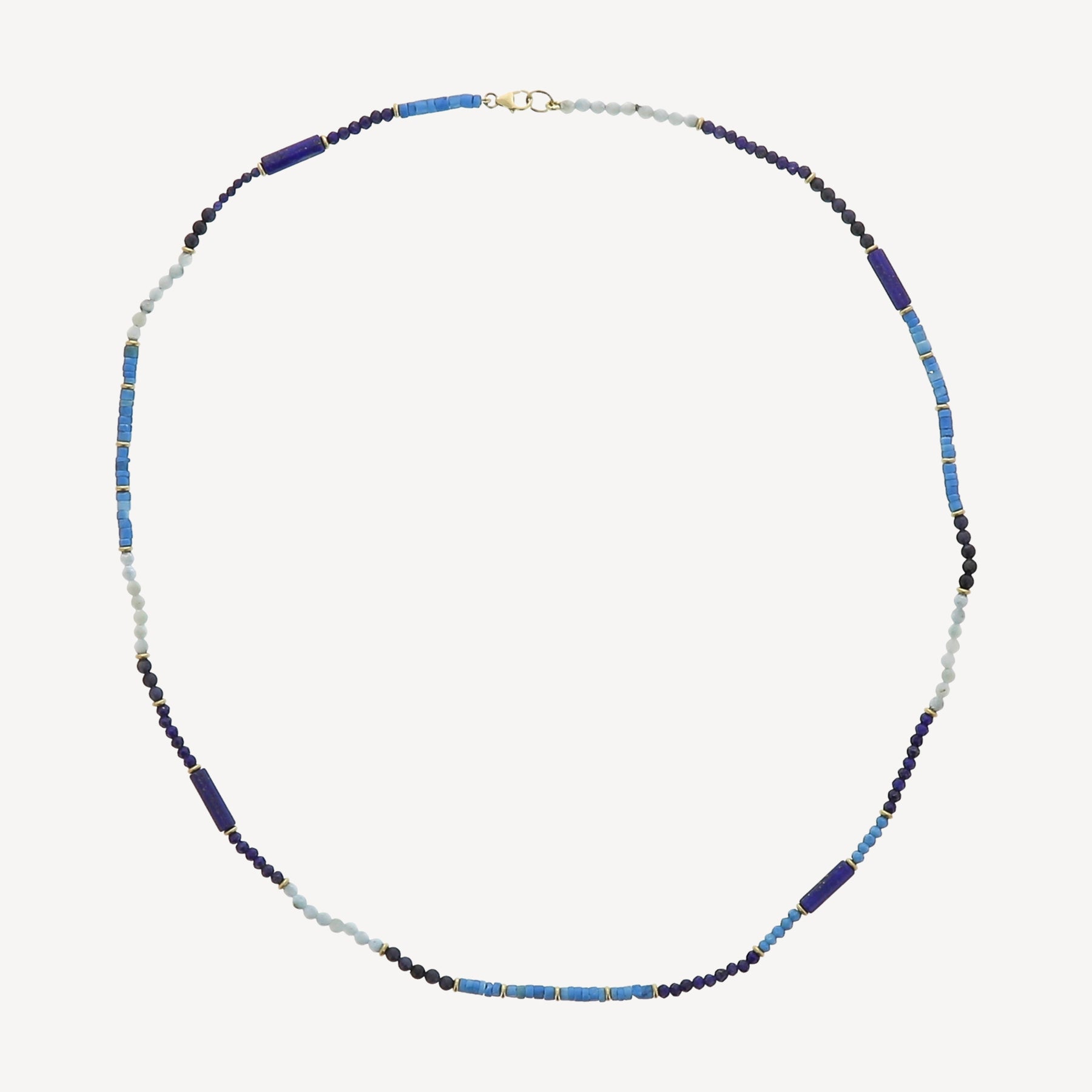 Collier Light Turquoise and Lapis