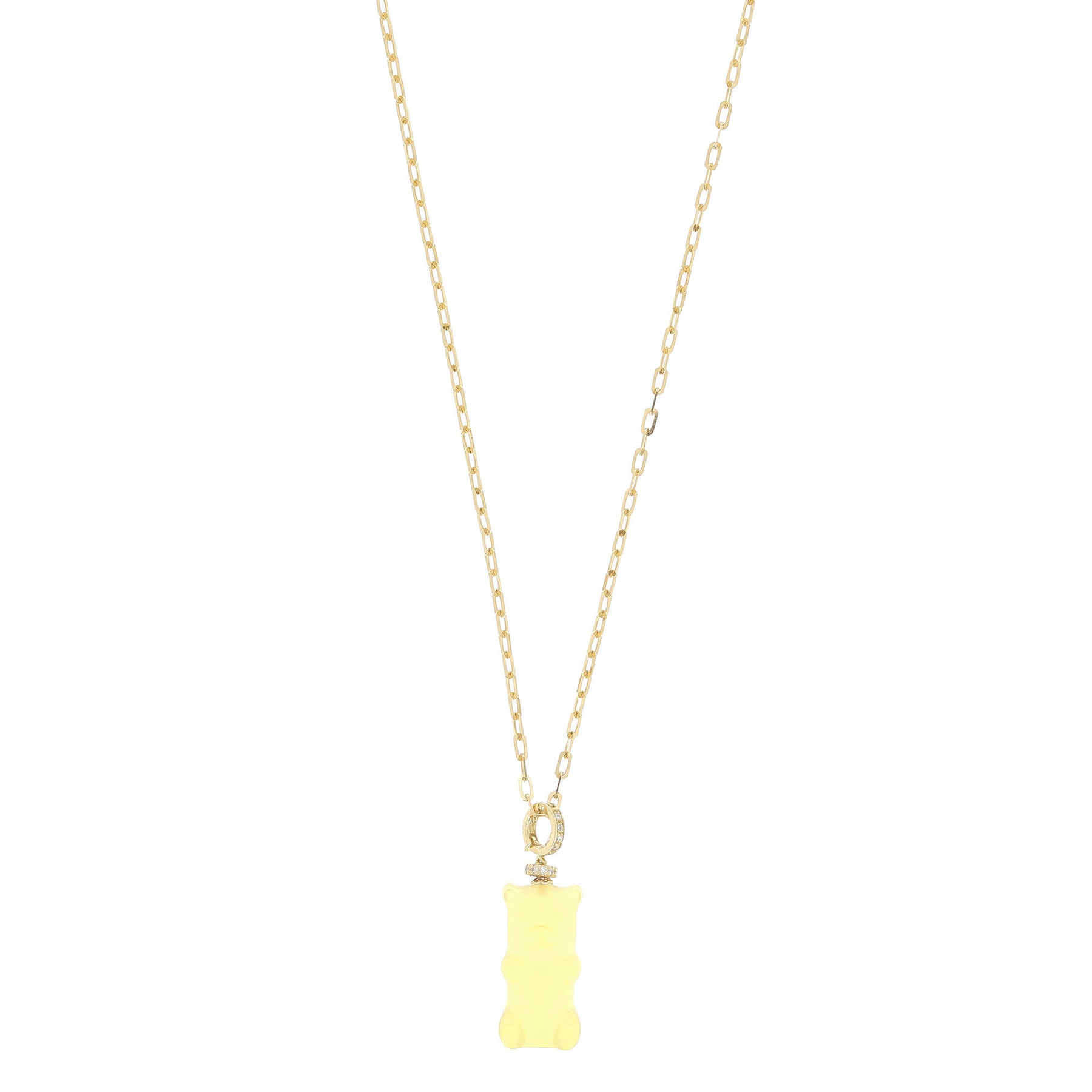 Collier Mango Gemmy Bear Or Jaune