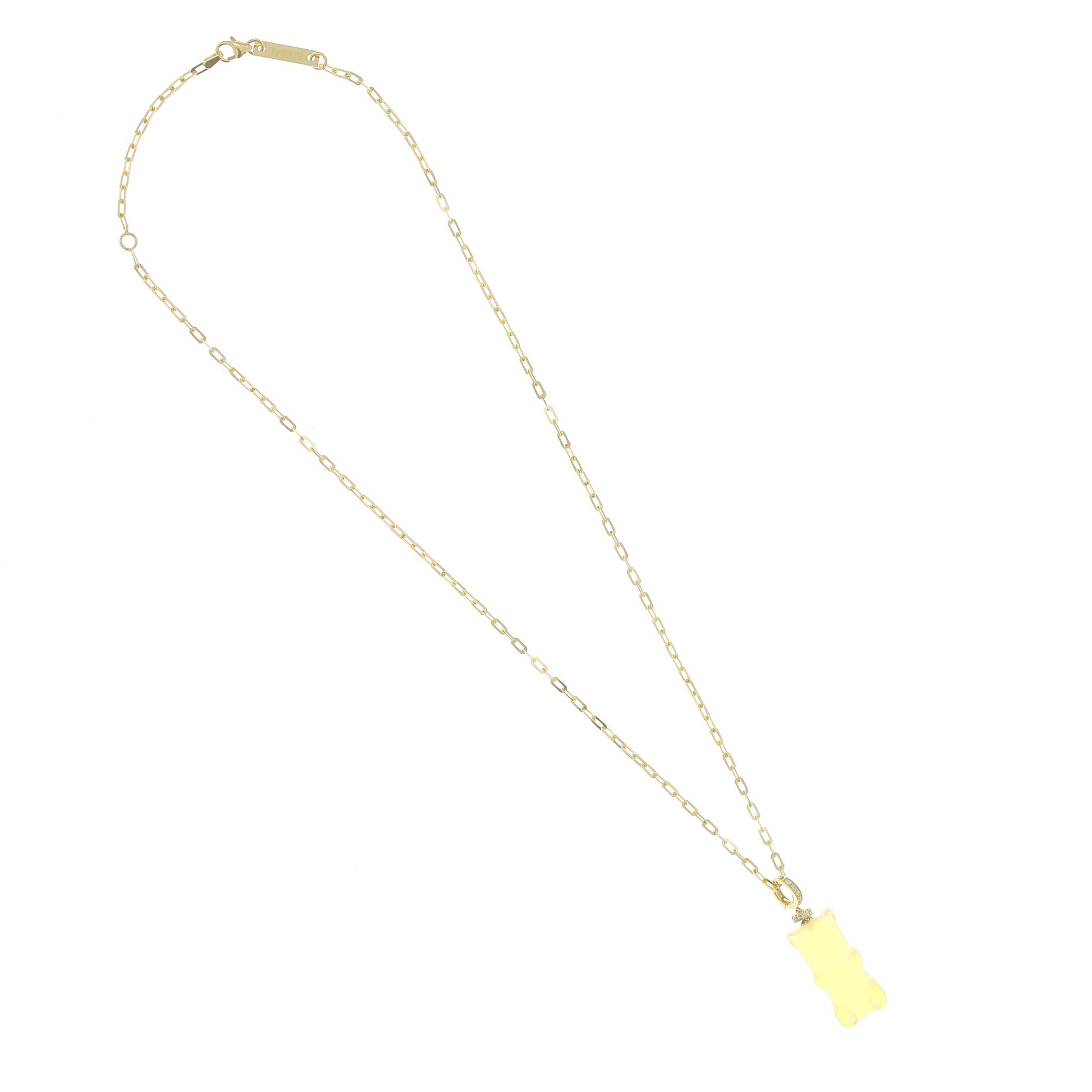 Collier Mango Gemmy Bear Or Jaune