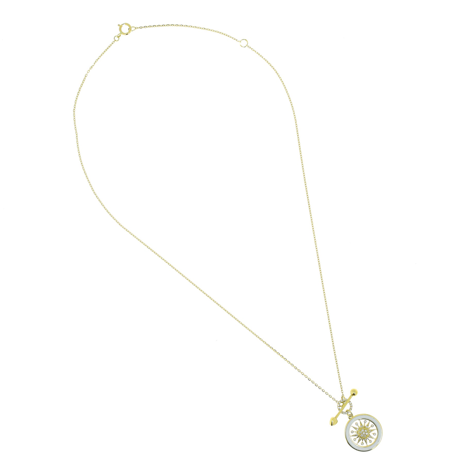 Mini Compass Necklace