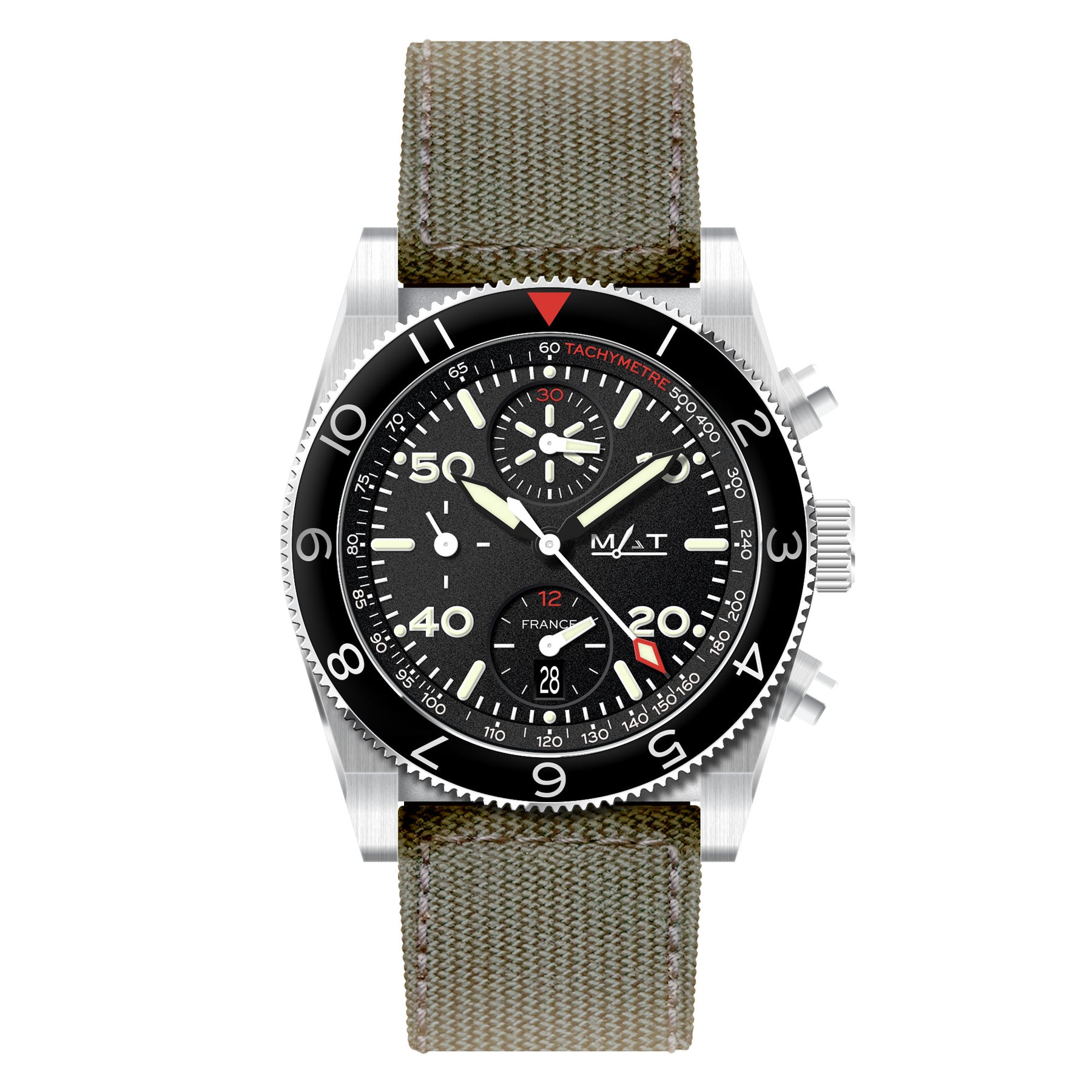 Meca Chrono Black Uhr