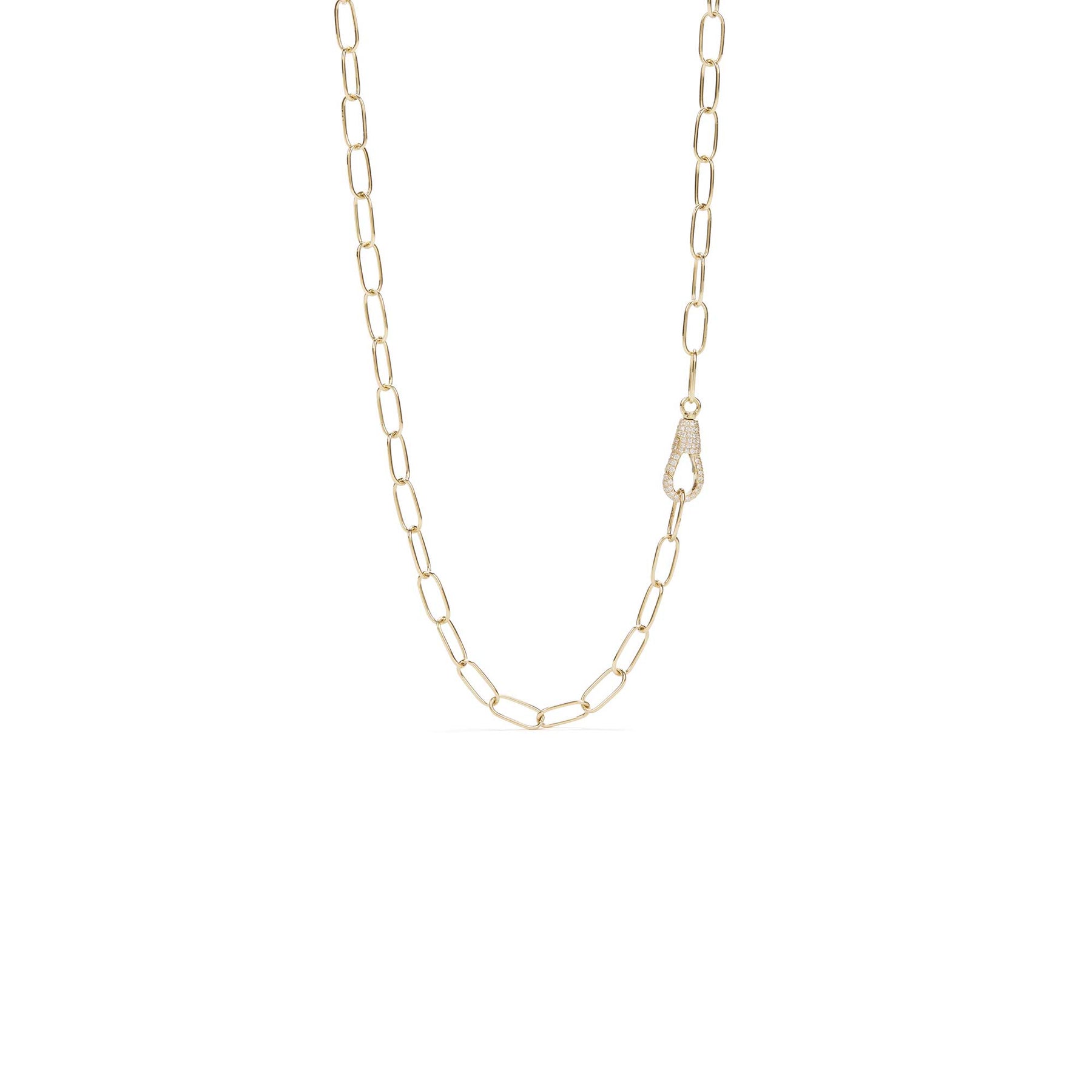 Chaîne Or Jaune Small Diamond Hook