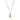 Collier Small Tag Or et Rubis