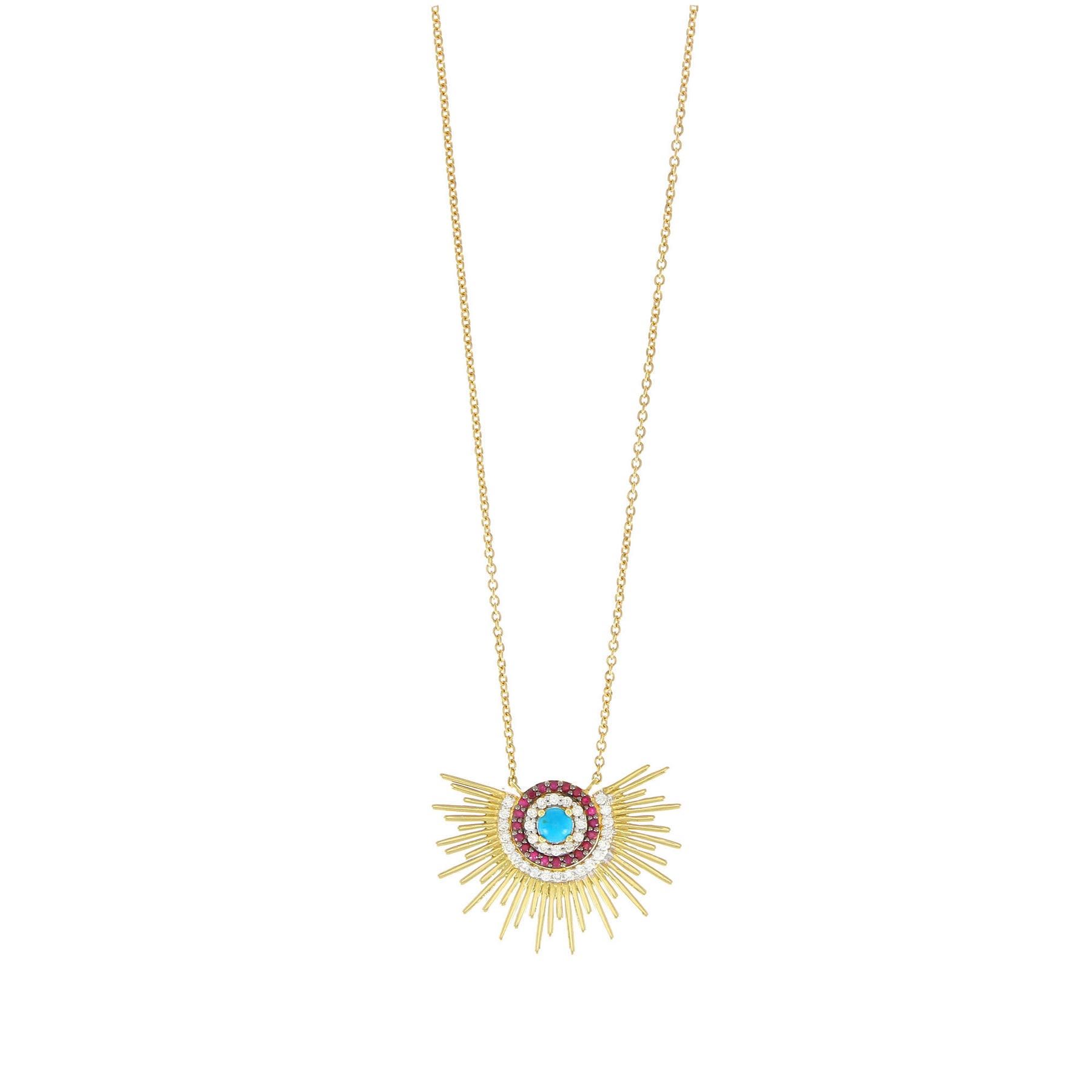Collier Soleil Rubis