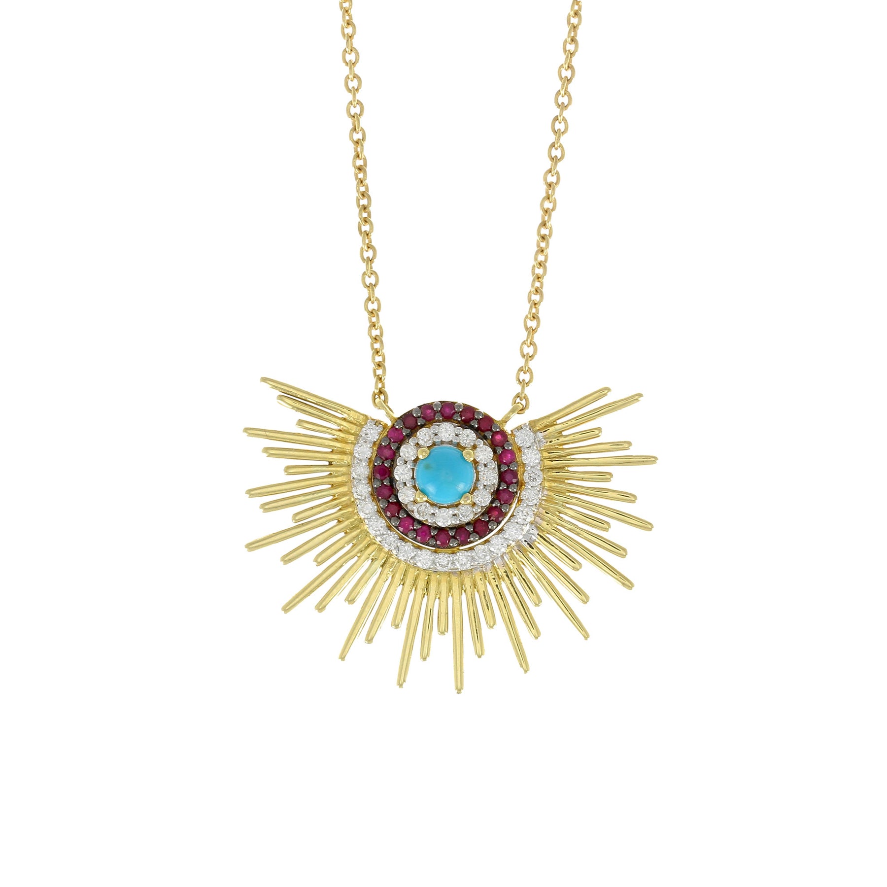 Collier Soleil Rubis