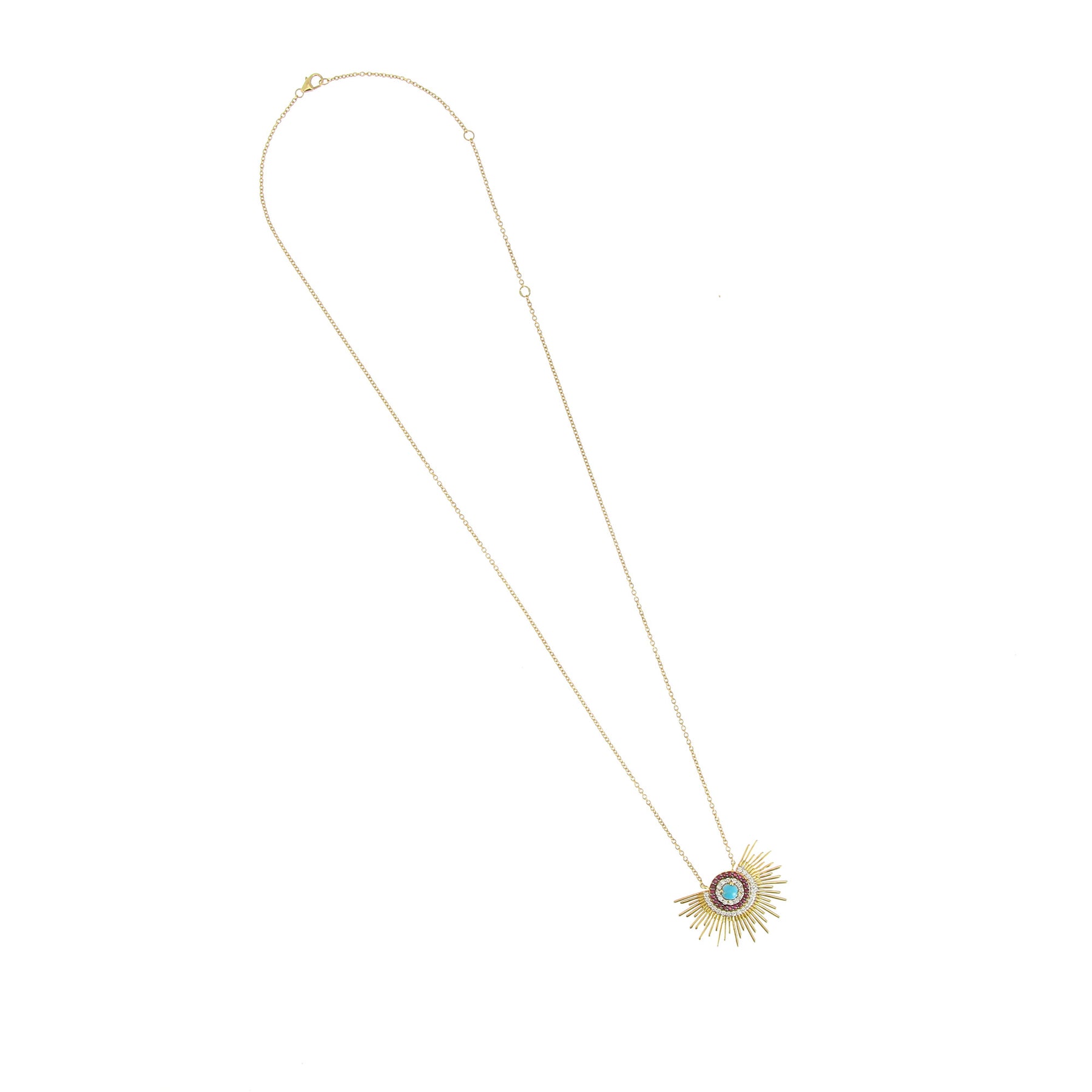 Collier Soleil Rubis