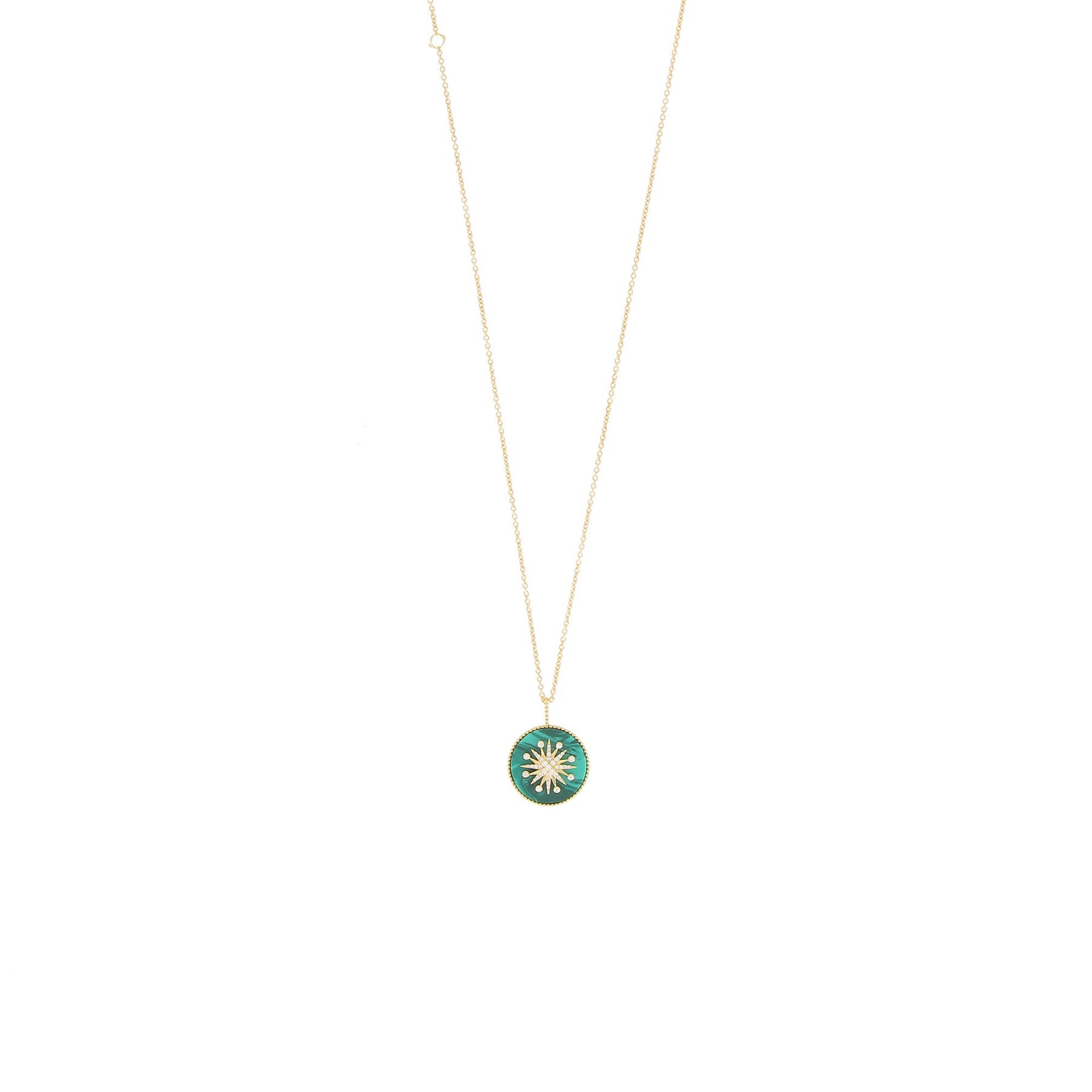 Collier Splash with Malachite