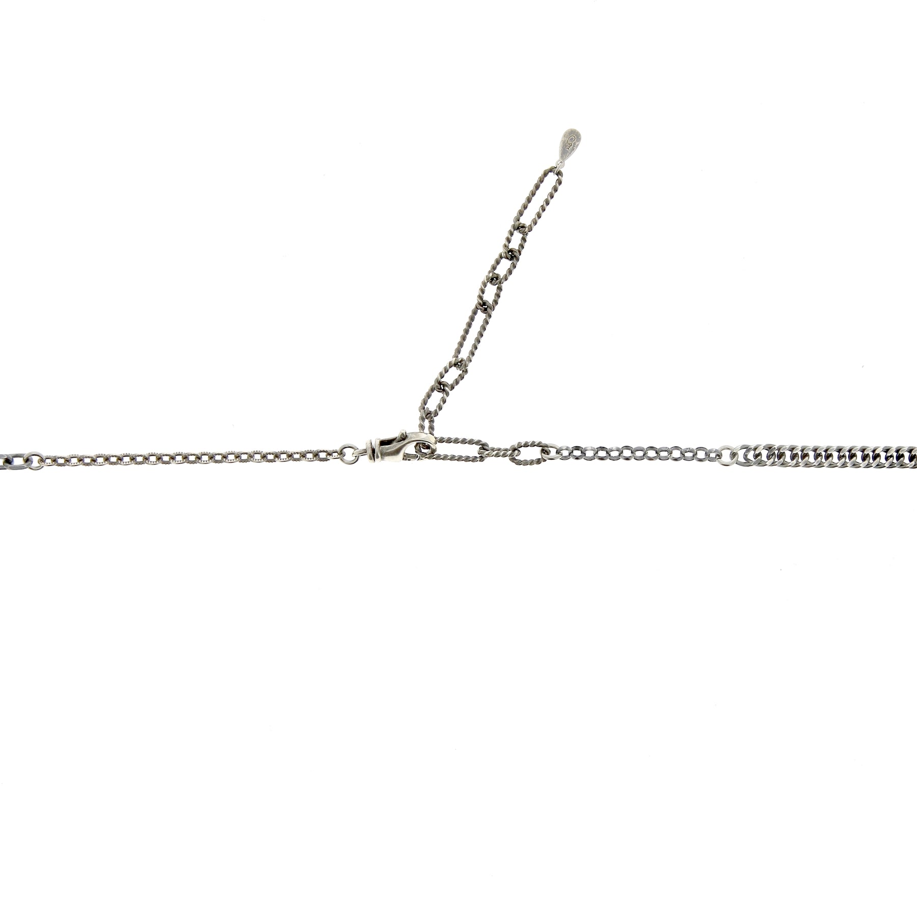 Collier Stealth avec diamants noirs