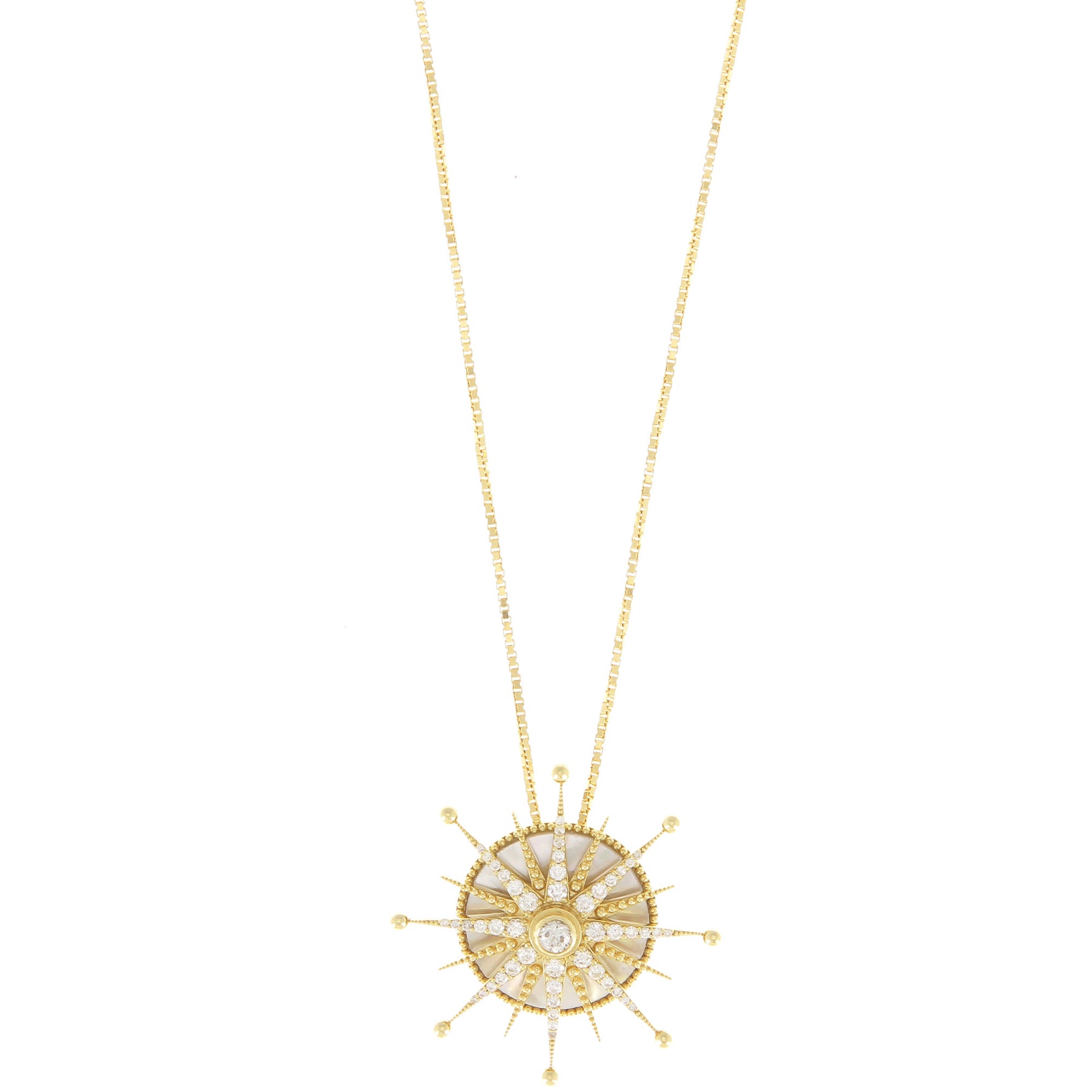 Wandering Star Mother of Pearl Halskette
