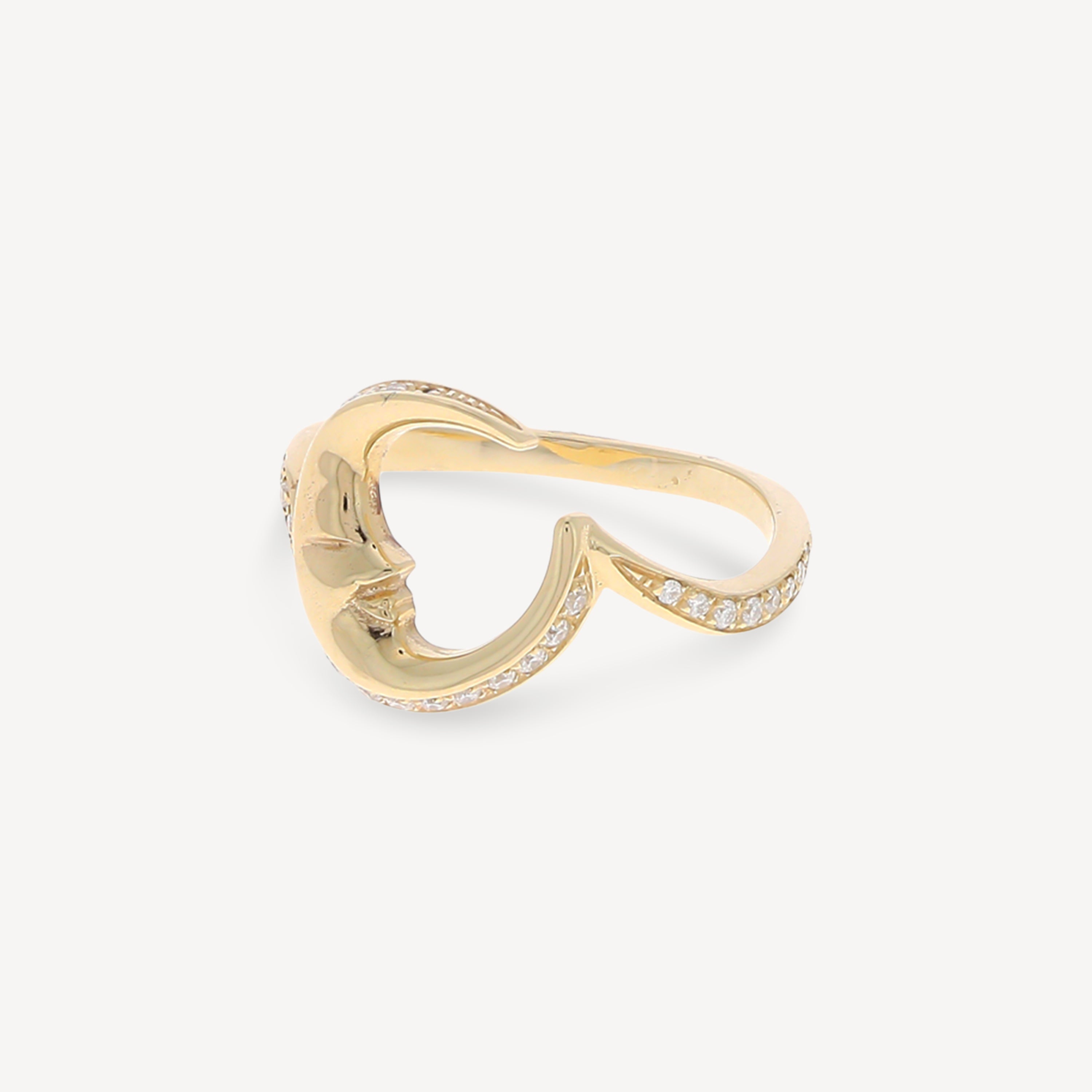Lunoor Yellow Gold Ring