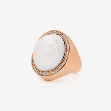 Bague Pavé Freeform Gold