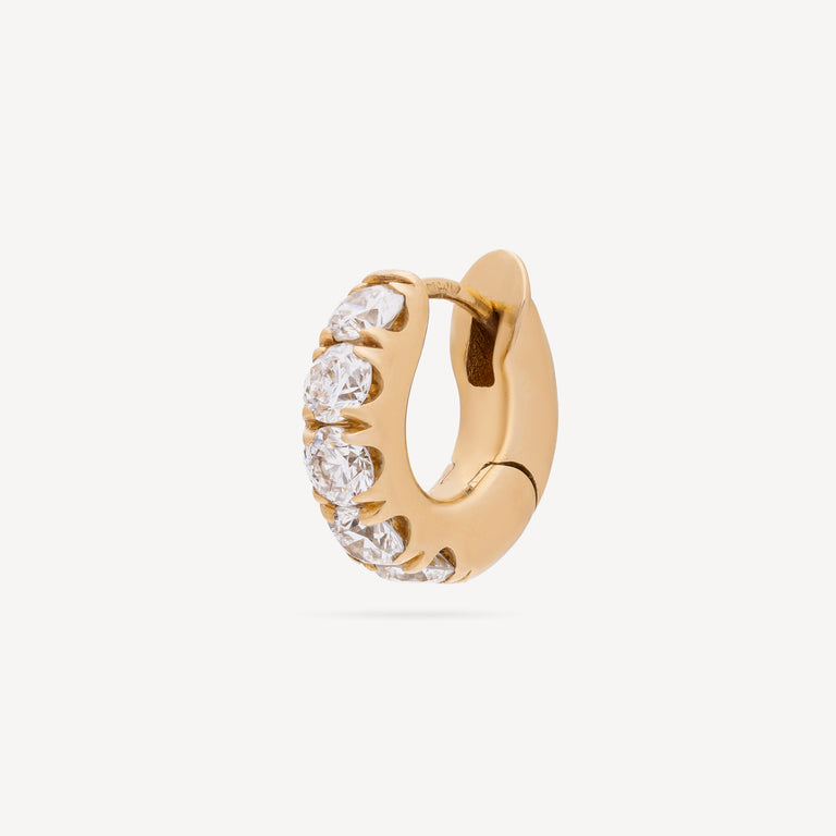 Mega Chubbie Diamond Hoop