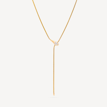 Lariat Snake Necklace