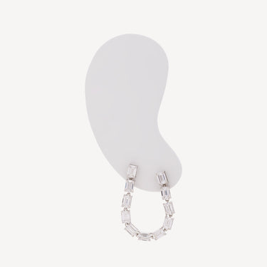 Double Emerald Tennis Earring