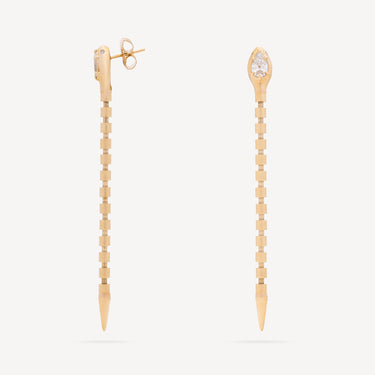 Serpent Drop Earrings