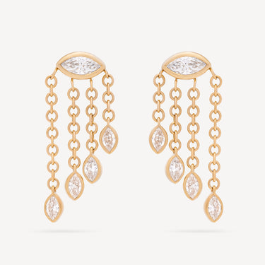 Earrings Candy Drop Marquise Waterfall