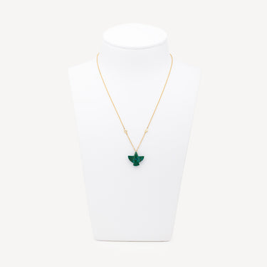 Collier Baby Chrysocolla Bird Green