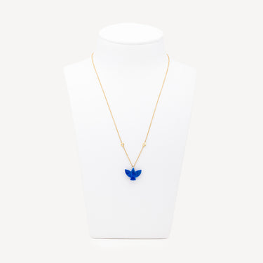 Collier Baby Lapis Bird Blue