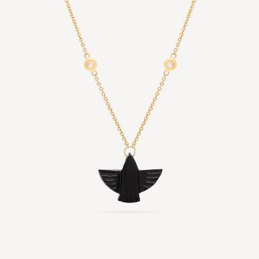 Collier Baby Onyx Bird Black