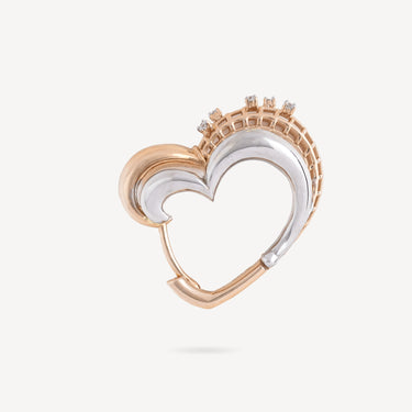 Hoop Double Heart Milka Dream