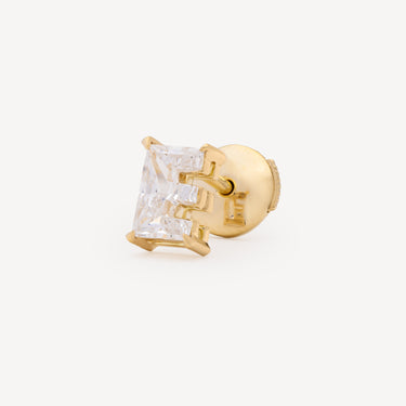 Stud Earring Diale Yellow Gold