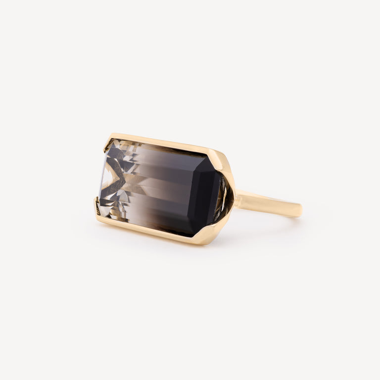 Bicolor Citrine Pop Ring