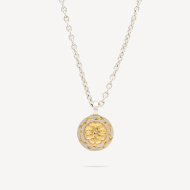 Collier Bloom Diamant Argent Or