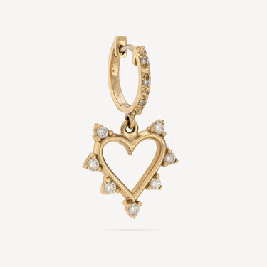Mini Open Heart earring