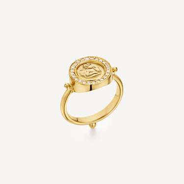 18K Angel ring