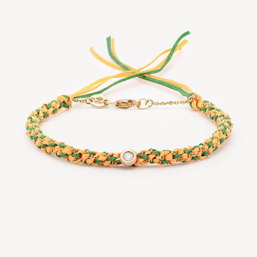 Na Gioia Yellow Green Diamond Bracelet