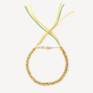 Na Gioia Yellow Green Diamond Bracelet
