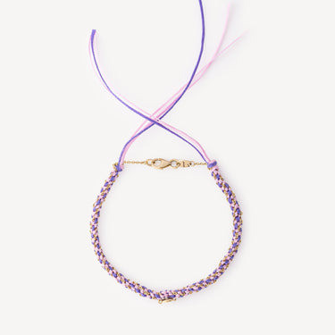 Bracelet Na Gioia Pink Violet Diamonds