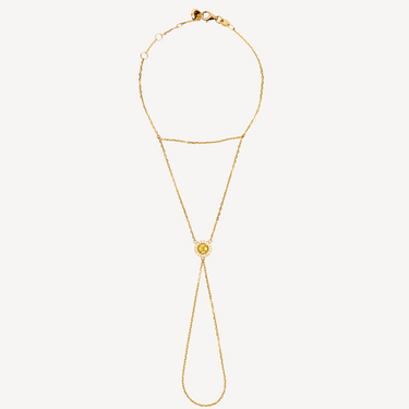 Kate Hand Bracelet Yellow Sapphire