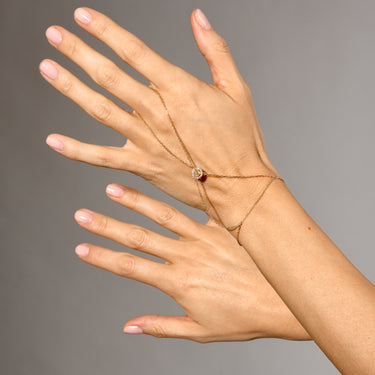 Kate Hand Bracelet Yellow Sapphire