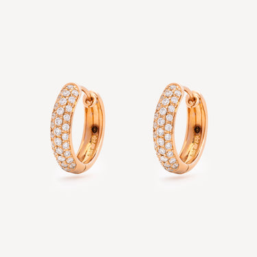 Creoles Plush Diamond Rose Gold