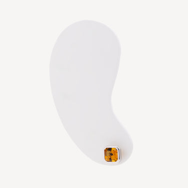 Studs Deco Pop Citrine Gold White