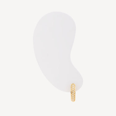 Creoles Plush Diamond Yellow Gold