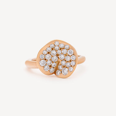 Bague Lotus Diamond  Or Rose
