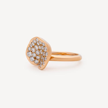 Bague Lotus Diamond  Or Rose