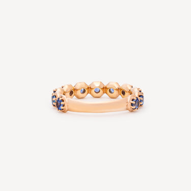 Bague Pocketful Of Gems Sapphire Band Or Rose