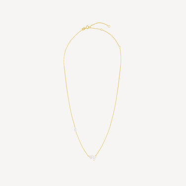 Gold and diamonds necklace