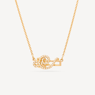 Solaritt yellow gold necklace