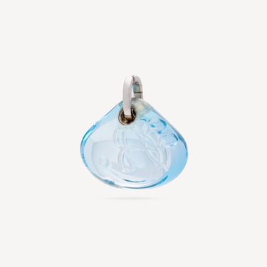 Fleur de Vie Pendant Topaz White Gold