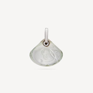 Tree of Life Pendant Green Amethyst White Gold