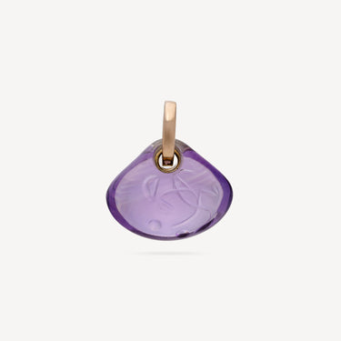 Tree of Life Pendant Amethyst Violet Yellow Gold