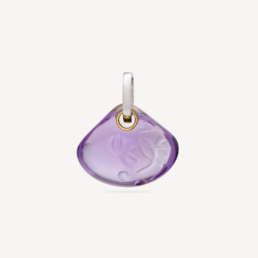 Tree of Life Pendant Amethyst Violet White Gold