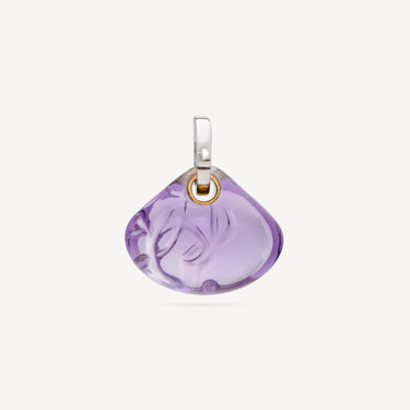 Tree of Life Pendant Amethyst Violet White Gold