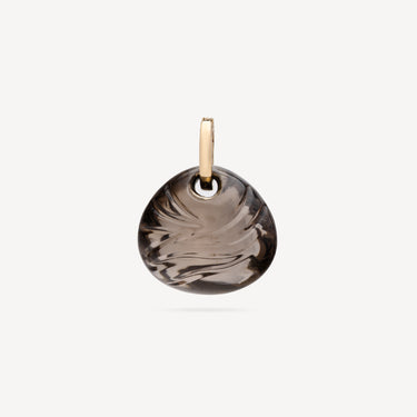 Smoky Quartz Wave Pendant