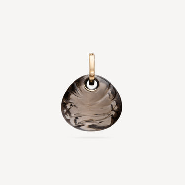 Smoky Quartz Wave Pendant